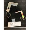 Image 1 : A Very Nice New Old Stock RCMP Mountie Knife with Chain Plus a Cigar Cutter in Good Condition