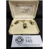 Image 1 : A Good Vintage Black Alaska Diamond Set In Original 1950's Box