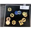 Image 1 : A Lot of Vintage Key Hole Covers off of Furniture etc