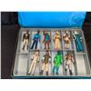 Image 2 : Star Wars Action Figures 1970's and 80's in Carrying Case and In Played Condition