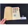 Image 1 : Small Stamp Album with Vintage Stamps Inside It.