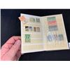 Image 2 : Small Stamp Album with Vintage Stamps Inside It.