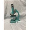 Image 2 : A Tasco Zune Vintage Microscope. Aqua Blue. All Components in Good Working Order