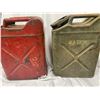 Image 1 : 2 Military Style Or Jeep Gas Tank And Water Tank. Both in Good Condition. 19" H x 13" w x 7" thick E