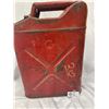 Image 2 : 2 Military Style Or Jeep Gas Tank And Water Tank. Both in Good Condition. 19" H x 13" w x 7" thick E