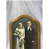 Image 2 : Antique Wedding Picture in a Very Nice Frame. 12" w x 22" h