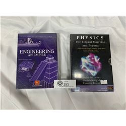 Set of 4 DVD's "Engineering an Empire" From History Channel. Plus DVD "Physics" From NOVA