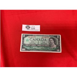 1967 Bank of Canada $1 Centennial Replacement Note in Holder