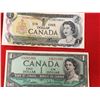 Image 2 : 1954 Bank of Canada $1 Bank Note Plus 5 1973 $1 Bank Notes