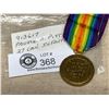 Image 2 : WWI Medal 27th Canadian Infantry with Ribbon