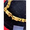 Image 2 : A Dragon Head Bracelet. Gold Plated in a Black Bag