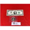 Image 1 : Vntage United States $Banknote Plus the Heros of Desert Storm 1991 $5 Token