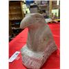 Image 2 : Nicely Carved Soapstone Eagle's Head 8" h x 5"w