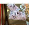 Image 2 : Pair of Signed Jeremy Hutz Tickets from Laugh Lines. Framed With Photo