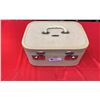 Image 1 : Vintage Travelguard Small Suitcase Cream Coloured 13" w x 9" d x 9" h