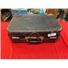 Image 1 : Vintage Black Suitcase with Some Gun Cleaning Pieces Inside. 21" W x 7.5" Thick x 15" H