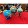 Image 1 : 3 Vintage Globes. Very Nice
