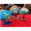 Image 2 : 3 Vintage Globes. Very Nice