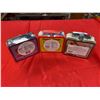 Image 2 : 3 Miniature Lunchbox Tins Still Sealed with Cookies and Hershey's Kisses