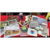 Image 1 : Vintage Miscellaneous Lot of Paperwork, Stamps, Beer Steins Etc