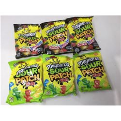 Lot of Assorted MaynardsCandy (6 x 185g)