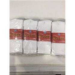 Lot of Men's Crew Socks-White (size 10-13)