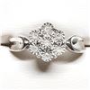 Image 2 : Silver Diamond (3.37Gm) Ring (~Size 7), Suggested Retail Value $180