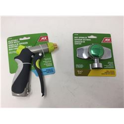 Ace Adjustable Spray Nozzle and Spot Sprinkler