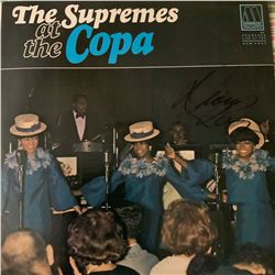 Signed The Supremes, The Supremes At The Copa Album Cover