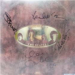 The Beatles Signed Love Songs Compilation Album Cover