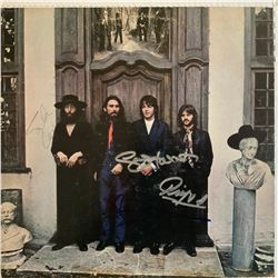 Signed Beatles Hey Jude Album Cover