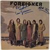Image 1 : Signed Foreigner "Foreigner" Album Cover