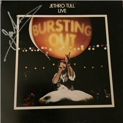 Signed Jethro Tull Bursting Out Live Album Cover