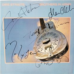 Dire Straits Signed Brothers In Arms Album Cover