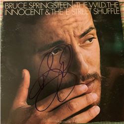 Signed Bruce Springsteen The Wild, The Innocent, & The E Street Shuffle Album Cover