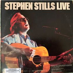 Signed Stephen Stills , Stephen Stills Live Album Cover