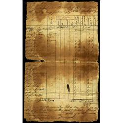 Revolutionary War Payroll. Written Jan.