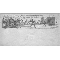 Contraband Envelope. Depicting slaves r