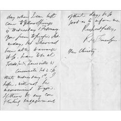 Ralph Waldo Emerson. A.L.S., Concord (M