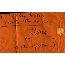 Gabriele DAnnunzio. Italian author, av