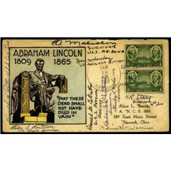 Pearl Harbor. Group of eight postal cov