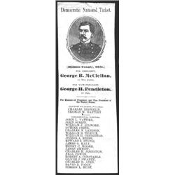 George B. McClellan for President. 1864