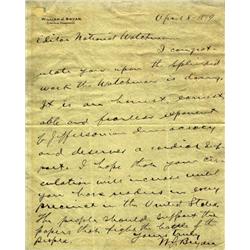 William Jennings Bryan and the Blacks. 