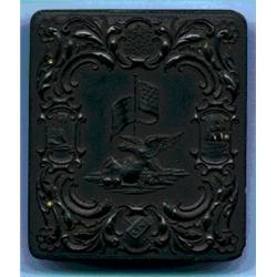 Ambrotype under Glass. C. 1864, showing