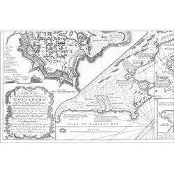 Louisburg. Plan of the citys fortifica