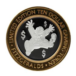 .999 Silver Fitzgeralds Casino & Hotel Las Vegas, NV $20 Limited Edition Gaming Token