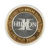 Image 2 : .999 Silver Hilton Las Vegas, Nevada $10 Casino Limited Edition Gaming Token