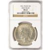 Image 1 : 1921 High Relief $1 Peace Silver Dollar Coin NGC MS62