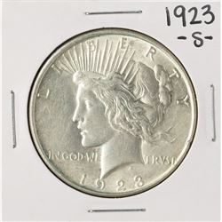 1923-S $1 Peace Silver Dollar Coin