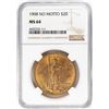 Image 1 : 1908 No Motto $20 St. Gaudens Double Eagle Gold Coin NGC MS64